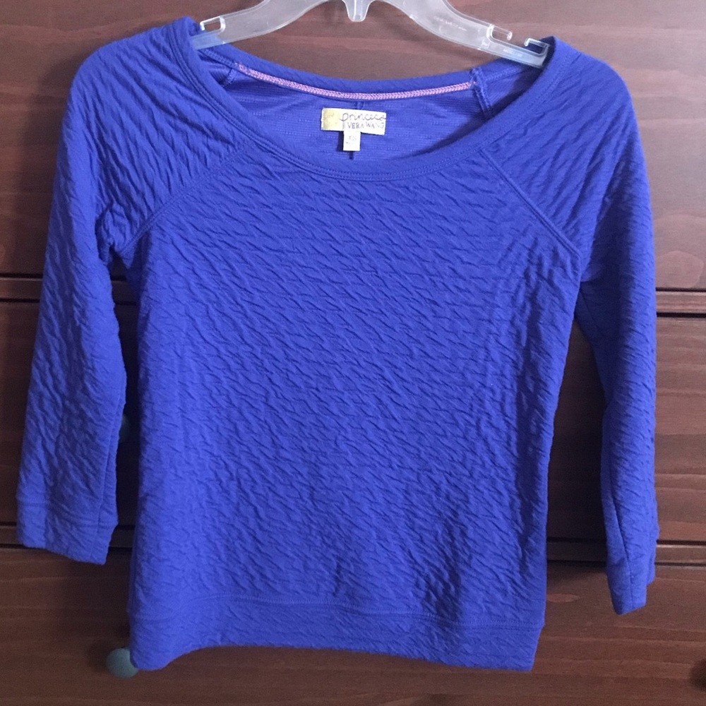 Vera Wang Princess Royal Blue Sweater